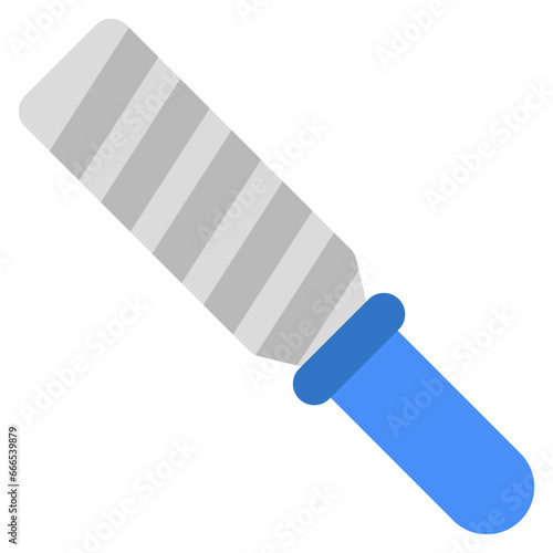 Trendy vector design of chisel