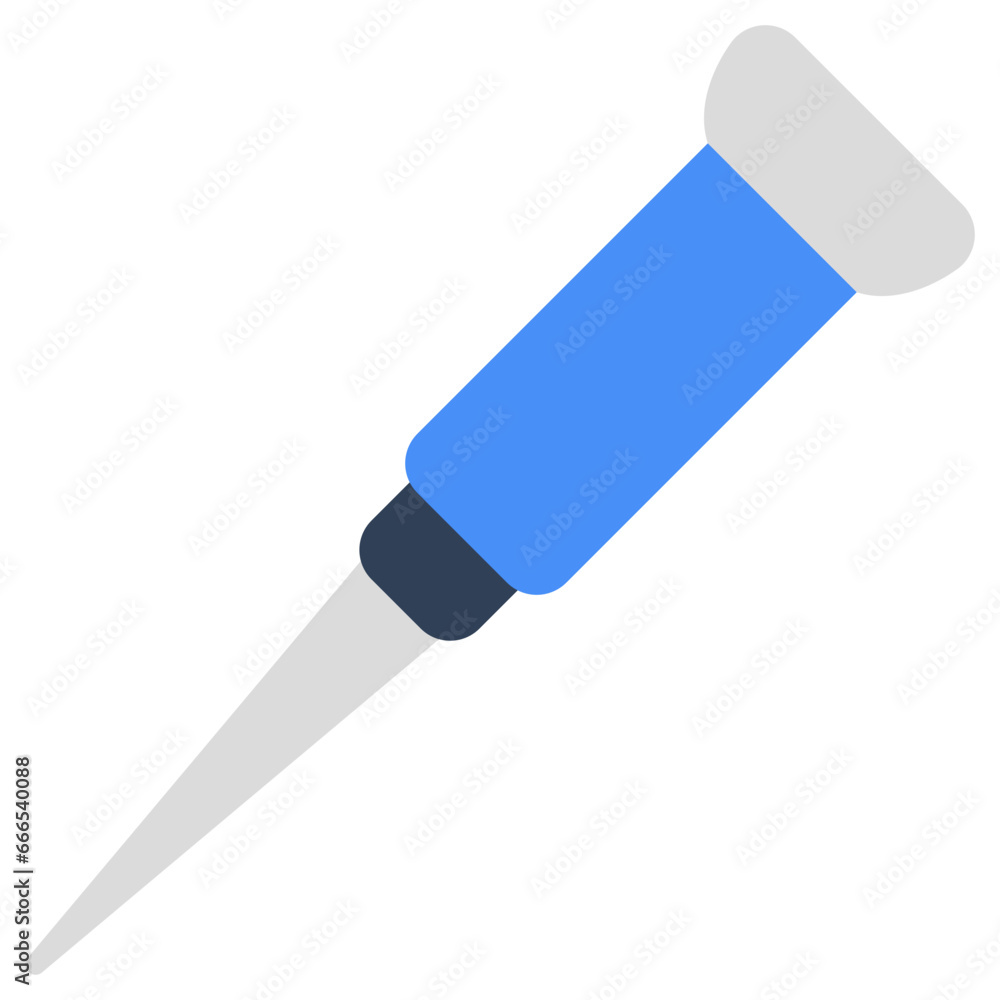 A creative design icon of ice pick A creative design icon of ice pick
