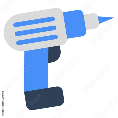 Premium download icon of cordless drill machine