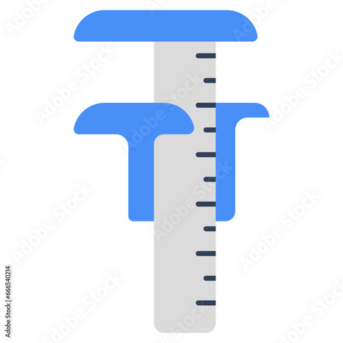 An icon design of vernier caliper 