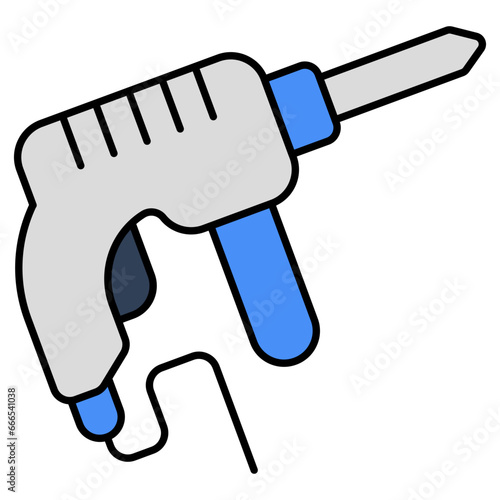 Premium download icon of drilling machine