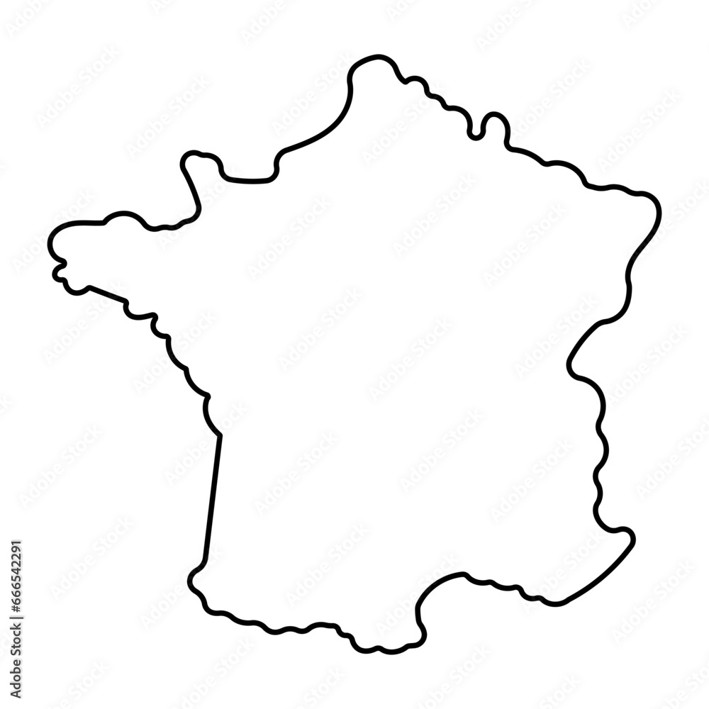 flag territory france country line icon vector