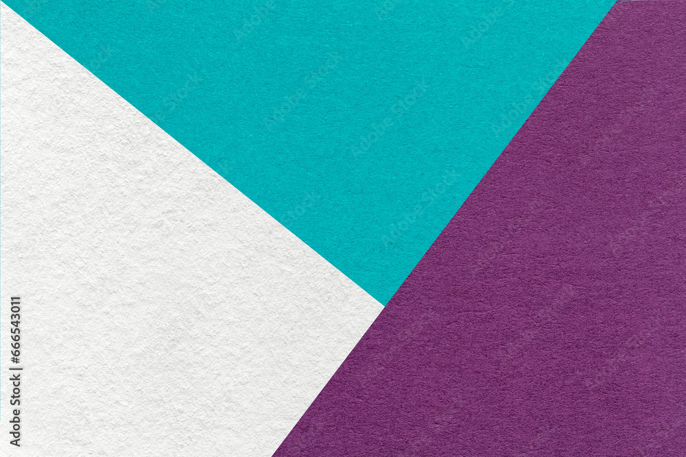 Texture of craft white, violet and cyan shade color paper background, macro. Vintage abstract cardboard Texture of craft white, violet and cyan shade color paper background, macro. Vintage abstract cardboard