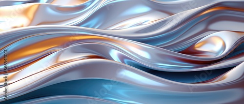 3D backdrop showcases the mesmerizing beauty of liquid silver metal, a molten masterpiece of gleaming, reflective allure.