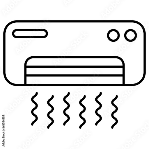 Perfect design icon of air conditioner 