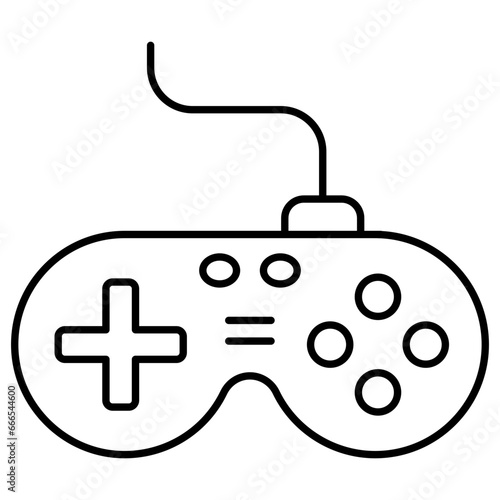 Modern design icon of gamepad