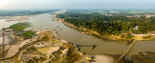 Shomeshwari River Panoramic View, Birishiri, Netrokona