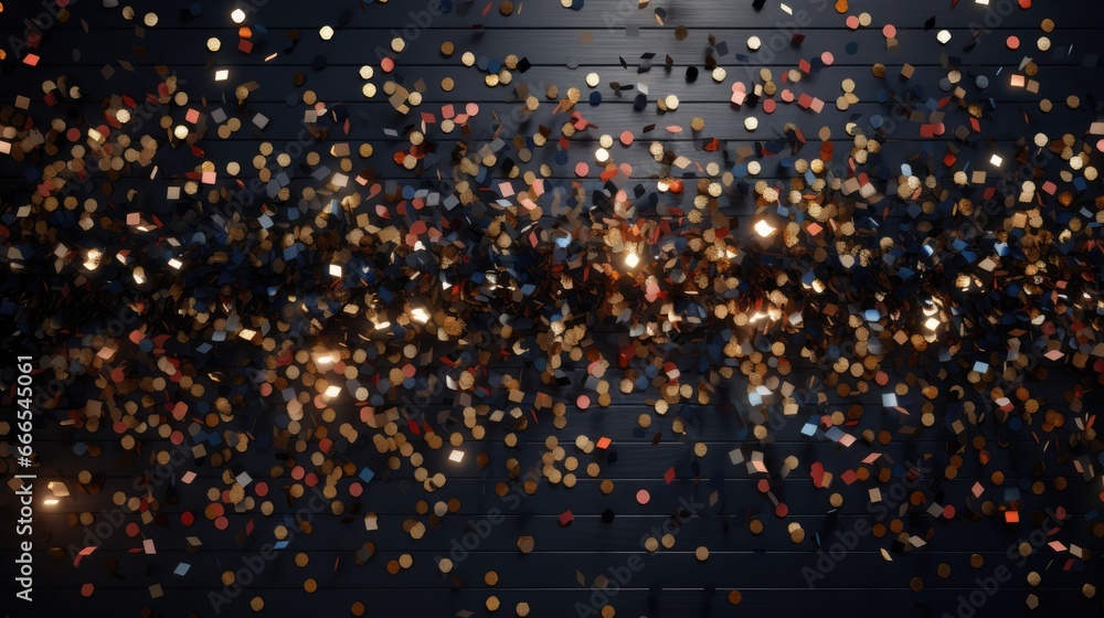 Obraz premium Background with shining confetti. Festive texture