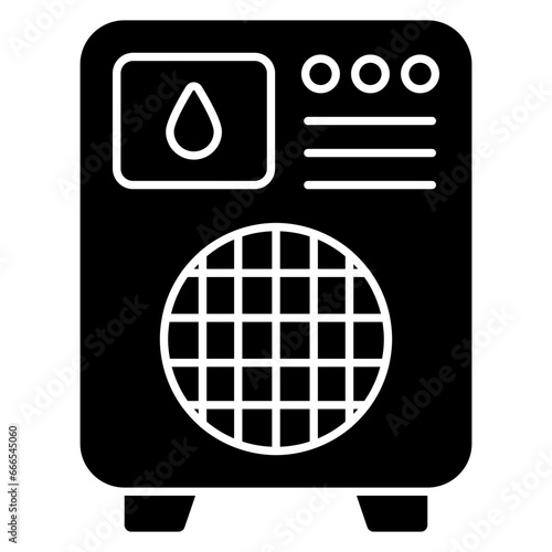 An icon design of electric heater