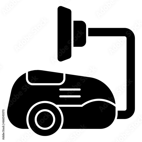 A perfect design icon of vacuum cleaner