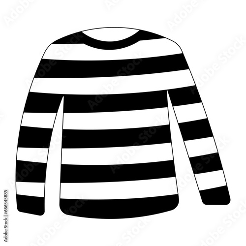 mariniere france clothing strip white black icon