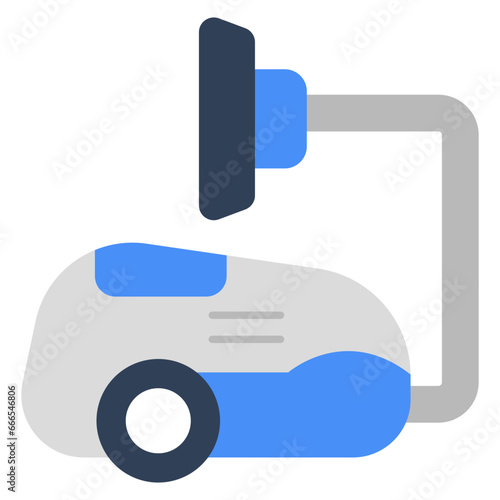 A perfect design icon of vacuum cleaner