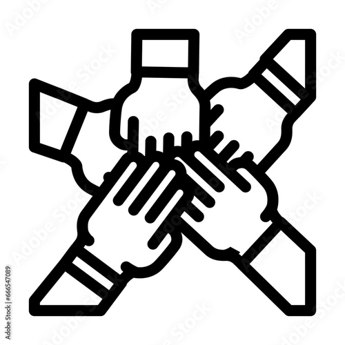 diversity inclusion feminism woman line icon vector. diversity inclusion feminism woman sign. isolated contour symbol black illustration