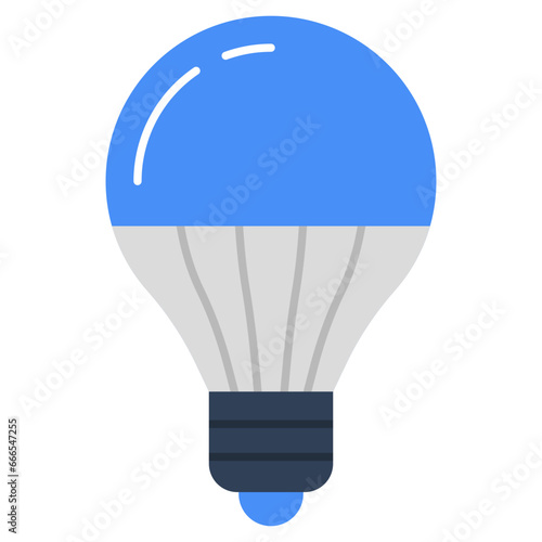 Modern design icon of lightbulb