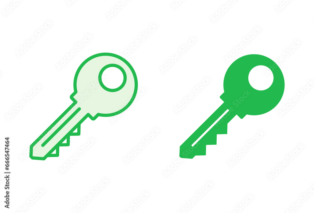 Key icon set. Key vector icon. Key symbol Key icon set. Key vector icon. Key symbol