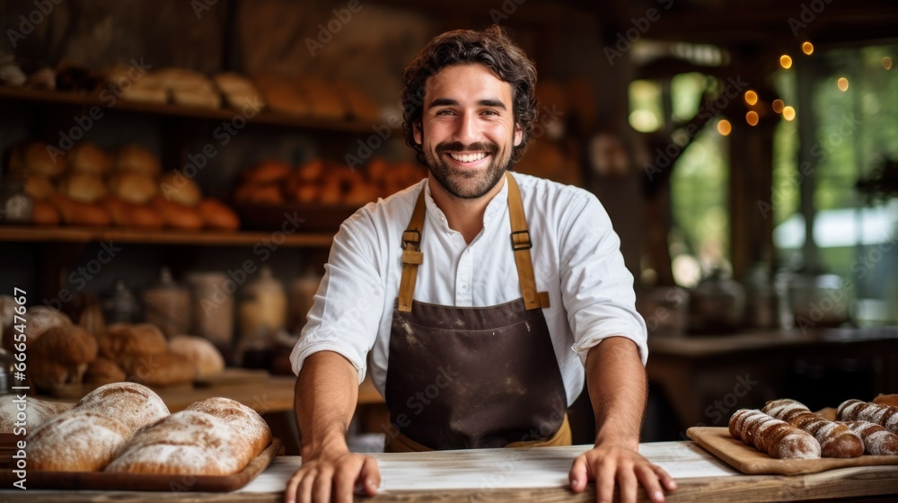 Smiling photo of a baker