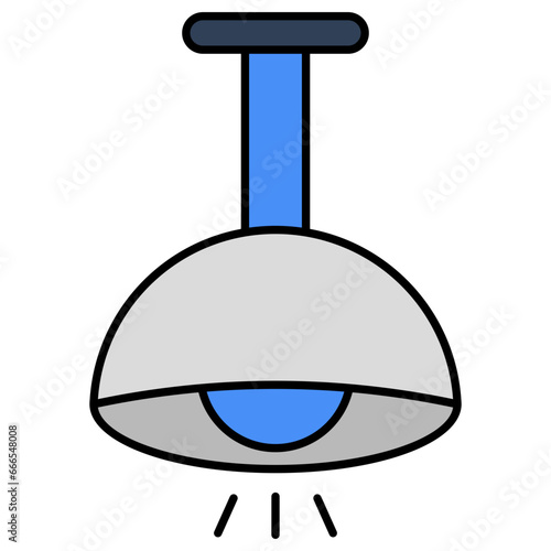 A modern design icon of ceiling lamp