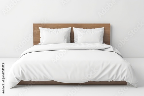 A White Bed