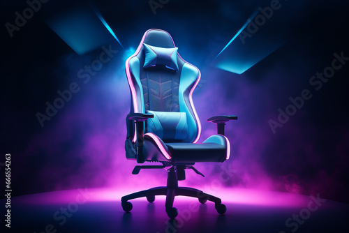 Modern Insomnia Gaming Desk Chair with Ergonomic Back Support