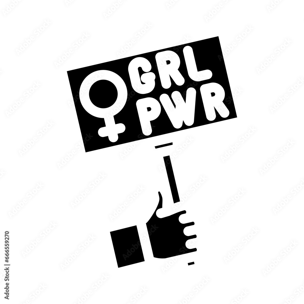 feminist activist feminism woman glyph icon vector. feminist activist feminism woman sign. isolated symbol illustration feminist activist feminism woman glyph icon vector. feminist activist feminism woman sign. isolated symbol illustration