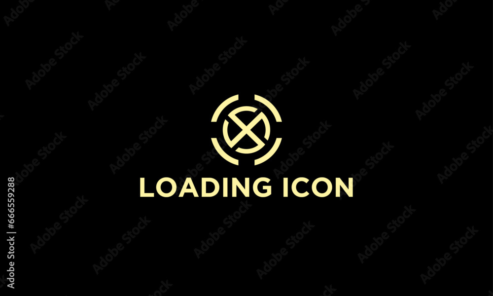 loading icon for the game screen, abstract logo design loading icon for the game screen, abstract logo design