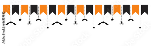 Halloween buntings. Halloween party fun garland.