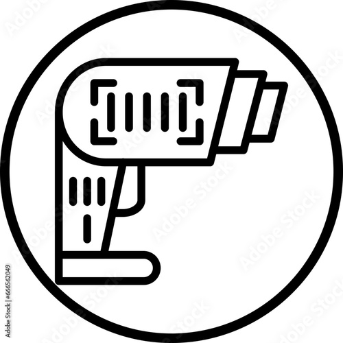 Vector Design Barcode Scanner Icon Style