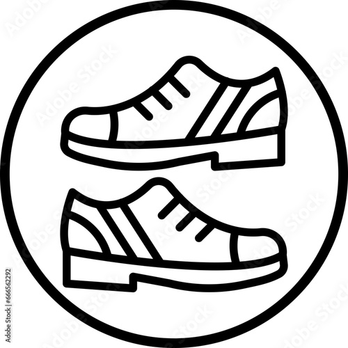 Vector Design Casual Shoes Icon Style