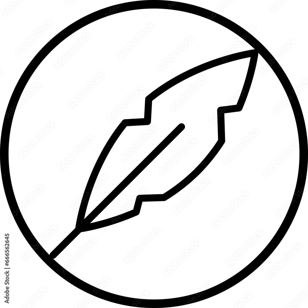 Vector Design Quill Icon Style Vector Design Quill Icon Style
