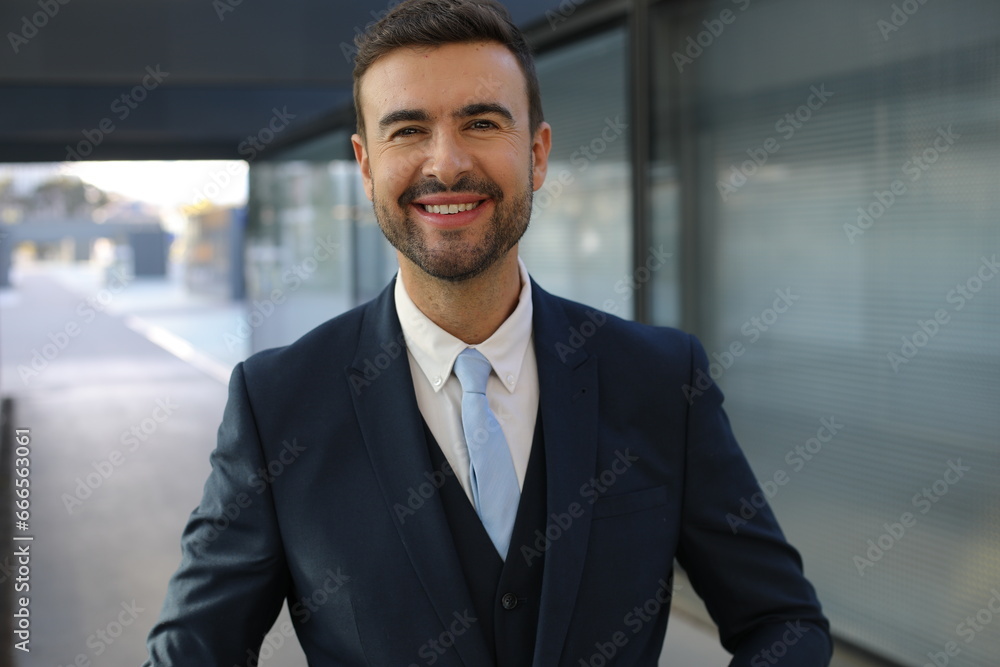 Athletic and elegant young man Athletic and elegant young man