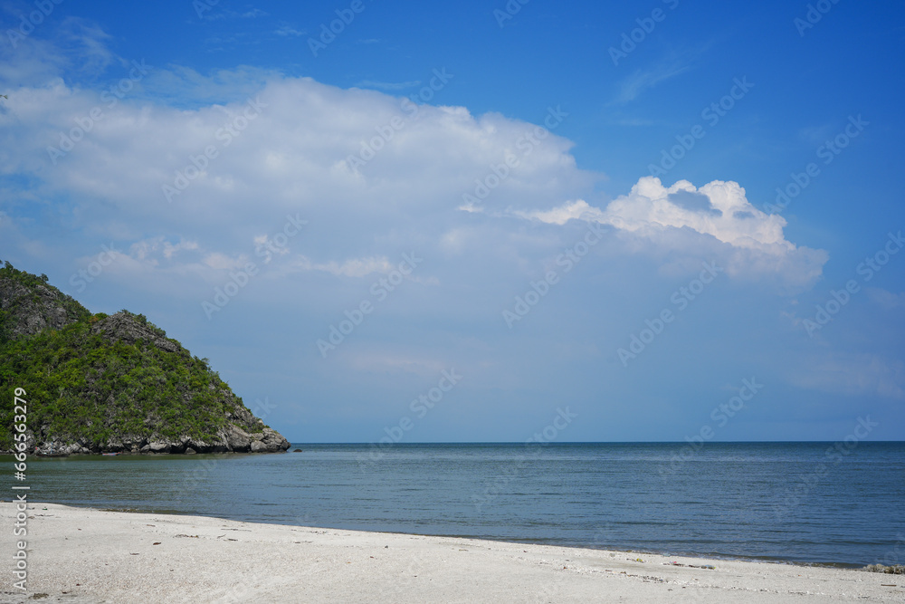 View of Sam Phraya beach In Sam Roi Yot National Park, Thailand