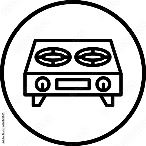 Vector Design Gas Stove Icon Style