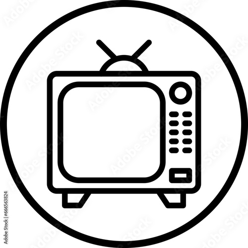 Vector Design Television Icon Style