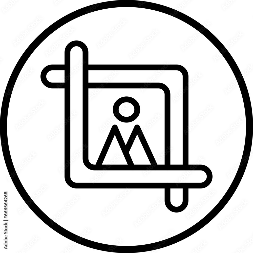 Vector Design Crop Icon Style Vector Design Crop Icon Style