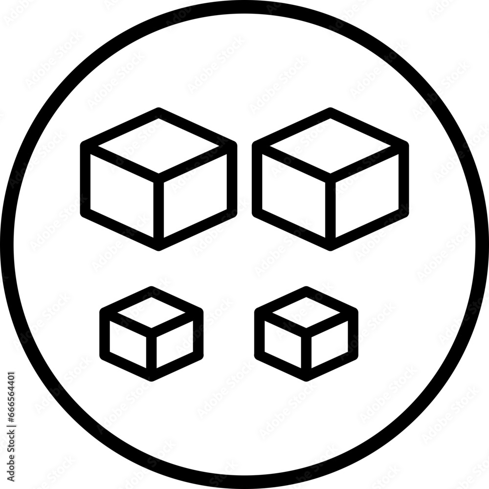 Vector Design Blocks Icon Style Vector Design Blocks Icon Style