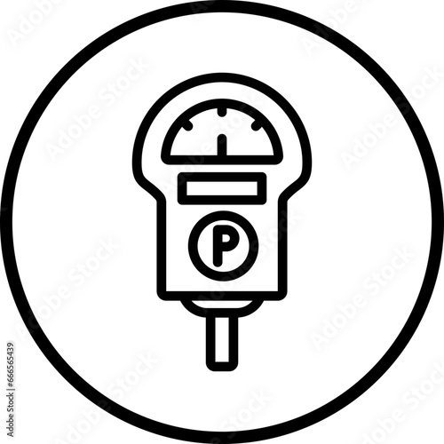 Vector Design Parking Meter Icon Style