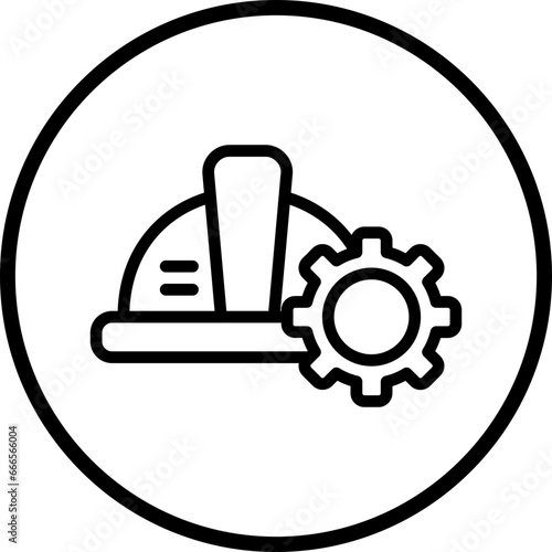 Vector Design Engineering Setting Icon Style