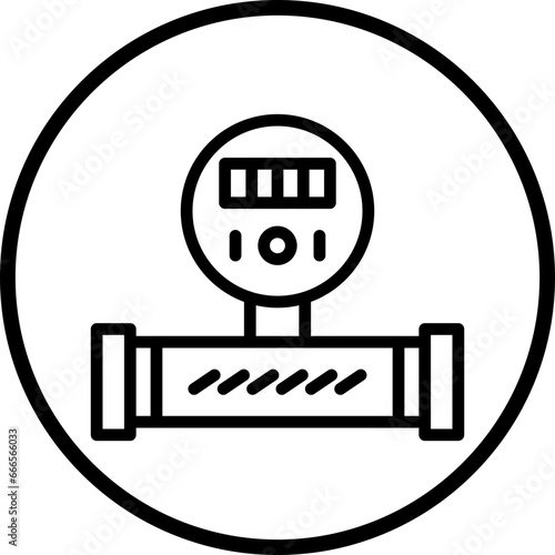 Vector Design Water Meter Icon Style