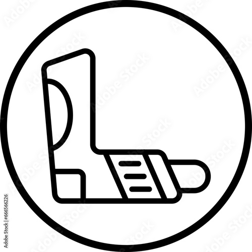 Vector Design Inhaler Icon Style