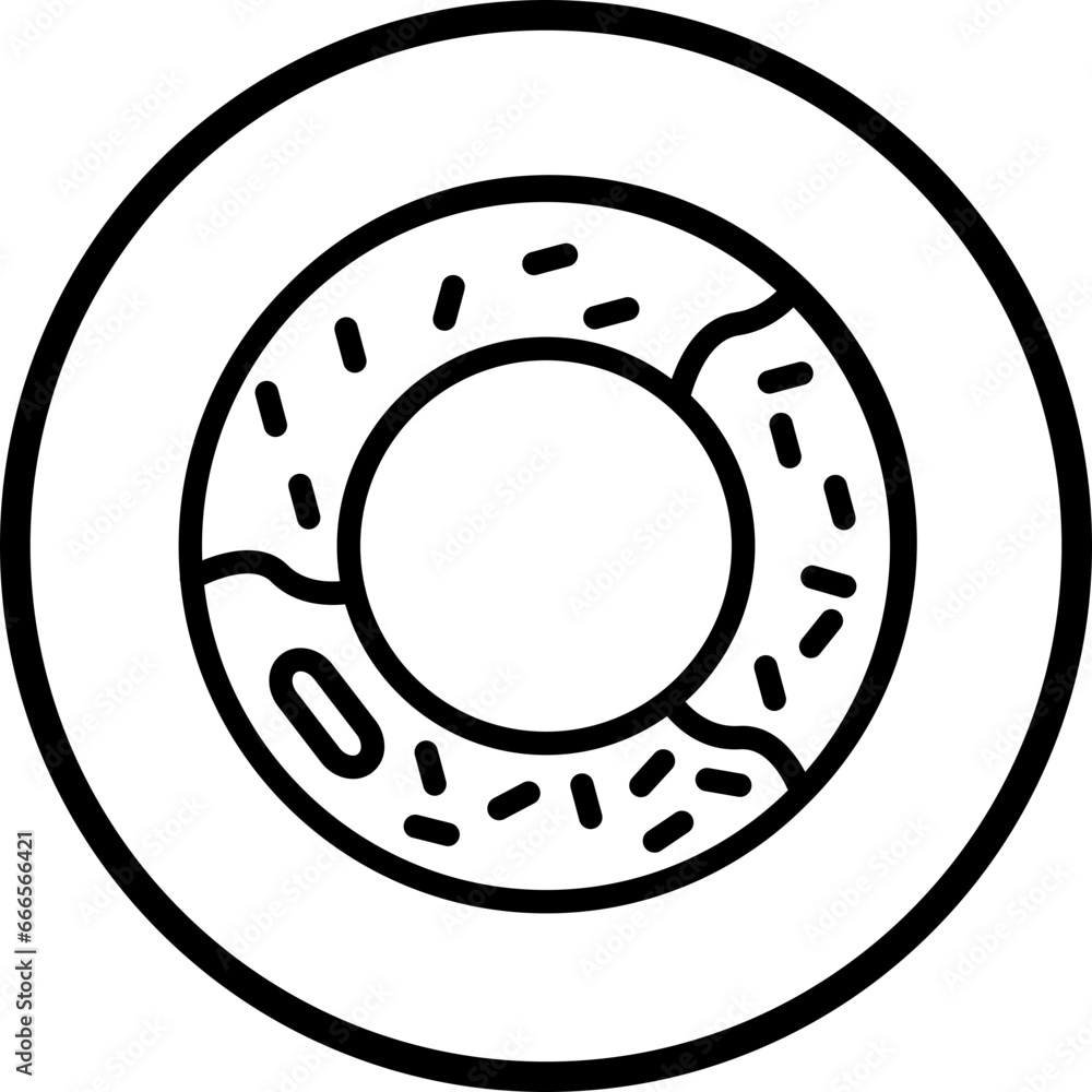 Vector Design Donuts Icon Style Vector Design Donuts Icon Style