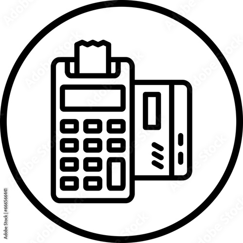 Vector Design Card Machine Icon Style