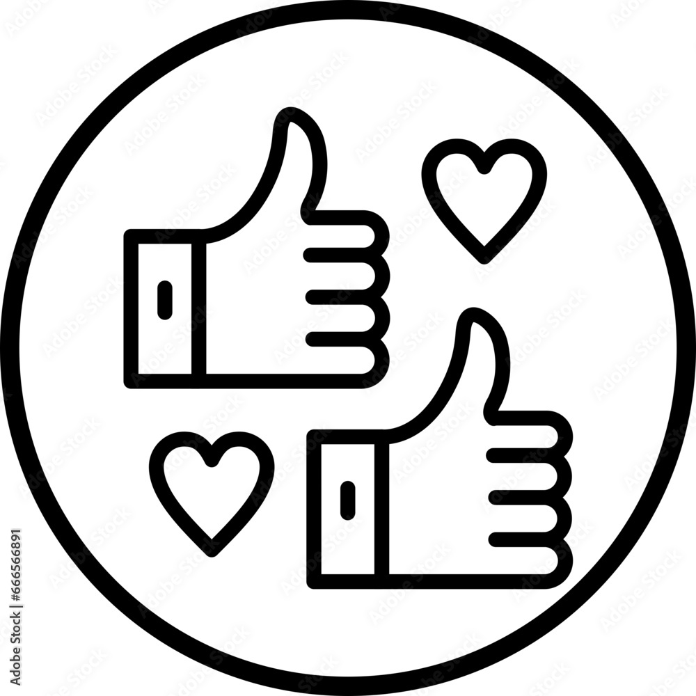 Vector Design Thumbs Up Icon Style Vector Design Thumbs Up Icon Style