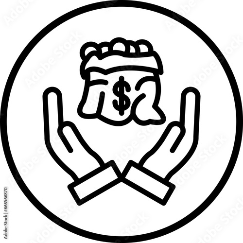 Vector Design Financial Help Icon Style