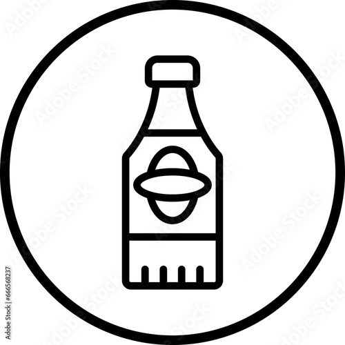 Vector Design Bottle Icon Style