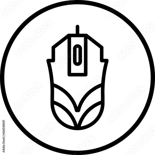 Vector Design Gaming Mouse Icon Style