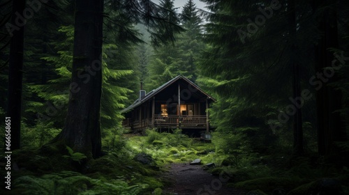 Lone cabin in the woods. Cabin Porn