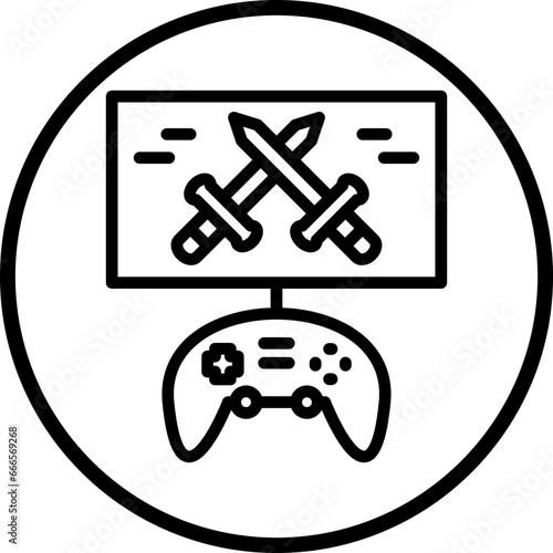 Vector Design Battle Royale Icon Style