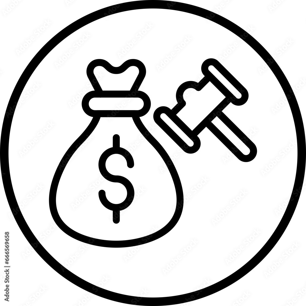 Vector Design Commodity Auction Icon Style Vector Design Commodity Auction Icon Style