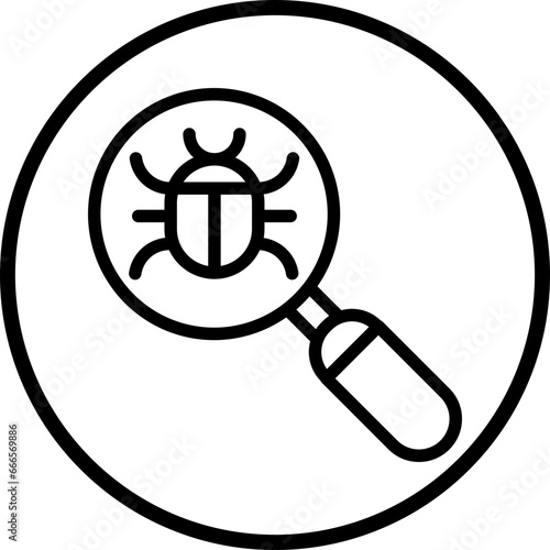 Vector Design Debug Icon Style