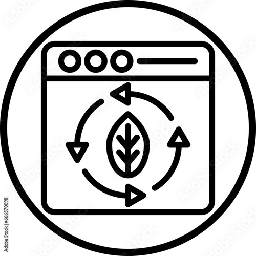 Vector Design Continuous Updating Icon Style